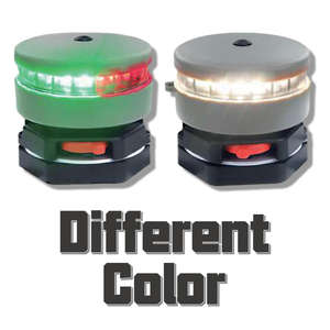 Feu de navigation LED portable à piles IP66, lampe de signalisation maritime 225 °   360 °   1 à 2 NM pour bateaux, yachts, bouées, navires - Product Image 2