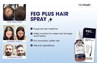 FEG PLUS Traitements efficaces contre la perte de cheveux Huile de repousse des cheveux originale Sérum