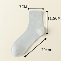 7392 Chaussettes courtes en coton pour hommes, chaussettes d'été noires fines en maille respirante, confortables et décontractées pour hommes