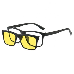 Eagle Eyes SuperSight 3in1 Magnetic Eyewear System - Polarized Sun, Night Driving & Blue Light Blocking Lenses