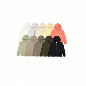 OEM Free Sample Men Sweatshirt 100% Polyester <b>Blank</b> Heavy <b>Weight</b> Custom Screen Print Loose Pullover Hoodies - Product Image 4