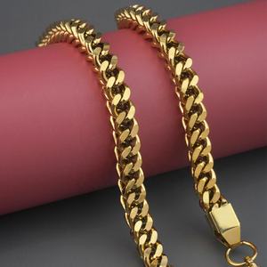 Cadena de Acero Inoxidable al por Mayor, Estilo Punk, Moderna, para Hombre, Fabricación de Joyería, Grabado de Logotipo - Product Image 1