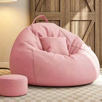 Einzelner Sitzsack-Sofabezug, gefüllt mit umweltfreundlichen Materialien, geeignet für Familienwohnheime, Balkone oder Schlafzimmer