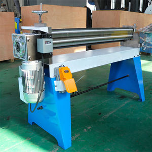 Asymmetrische 3-rollen plaatrolmachine voor 2 mm, 1,2 mm, 26 <span class=keywords><strong>gauge</strong></span> dik koolstofstaal, RVS, aluminium cilinders en metaalbehuizingen. - Product Image 5