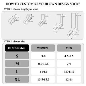 दबाव गाइड लुभावनी कपास स्पोर्टी विरोधी पर्ची लोगो दैनिक उपयोग क्रू मोजे - Product Image 5