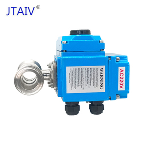 JTAIV OEM Válvula de Bola de 2/3 Vías con Brida DN25 SS316, Conexión por Abrazadera, Control de Flujo de Agua, Actuador 1.6-6.4MPa -15~150 para - Product Image 5