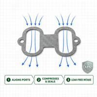 Joint de collecteur d'admission 5240980680, pièces de rechange pour moteur diesel MTU 12V4000 16V4000 20V4000, générateur, moteur marin