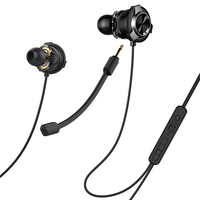 Los más vendidos en EE. UU. Auriculares para videojuegos, Auriculares con cable, micrófono Dual, HiFi de 3,5mm para PC, portátil y teléfono móvil