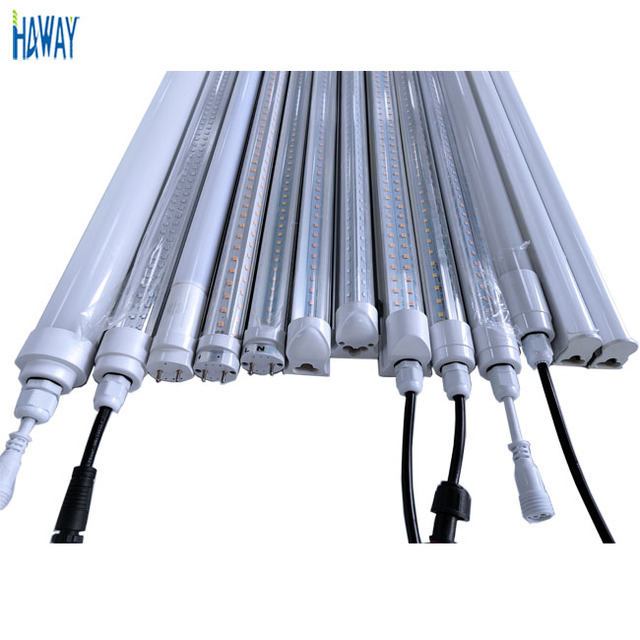 High Lumen T5 T8 T10 T12 18W 36W 60W 110lm/W 130lm/W 150lm/W 160lm/W IP65 Waterproof LED Tube Light for China Factory