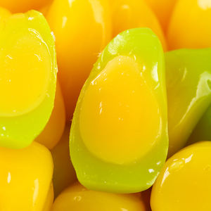Caramelle Gommose al Mango Pelato OEM Cinesi, Vendita all'Ingrosso, Gusti Assortiti di Frutta Dolce e Acida - Product Image 2