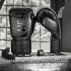 Guantes <span class=keywords><strong>de</strong></span> Boxeo Acolchados con Absorción <span class=keywords><strong>de</strong></span> Impactos, Forro Transpirable, Impresión Personalizada, Guantes <span class=keywords><strong>de</strong></span> Muay Thai <span class=keywords><strong>MMA</strong></span> <span class=keywords><strong>para</strong></span> <span class=keywords><strong>Entrenamiento</strong></span> <span class=keywords><strong>de</strong></span> <span class=keywords><strong>Principiantes</strong></span> - Product Image 1
