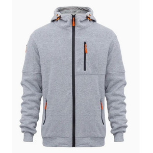 <span class=keywords><strong>Sudadera</strong></span> con capucha deportiva para <span class=keywords><strong>hombre</strong></span> con cremallera, tallas grandes, logotipo personalizado, atlética, duradera, con mangas con cremallera - Product Image 6