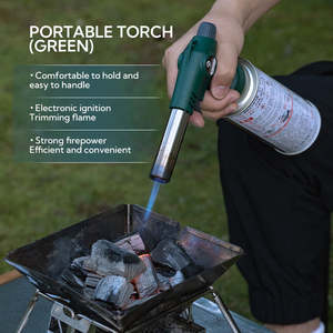 Torcia per saldatura esterna personalizzata accendino a Gas butano fiamma pistola bruciatore - Product Image 2