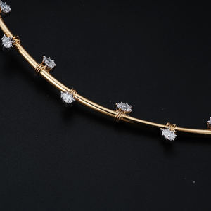 Collier en argent 925 plaqué or avec moissanite taille poire, bijou tendance, pendentif chaîne en moissanite, collier diamant - Product Image 5