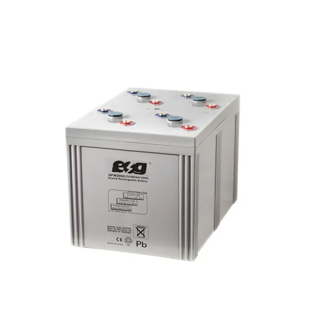 ESG 2 v 1600ah miglior prezzo 2 v1600ah 2 Volt sigillato moto elettrica AGM GEL batteria al piombo