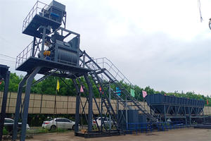 Mobile Ready Mix <b>Concrete</b> Mixing <b>Plant</b> Capacity 50m3/h to 240m3/h <b>Concrete</b> Dry <b>Batching</b> <b>Plant</b> - Product Image 3