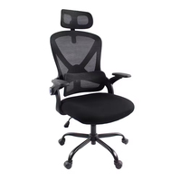 Chaise de bureau ergonomique à dossier haut pour cadre dirigeant avec support de hauteur réglable
