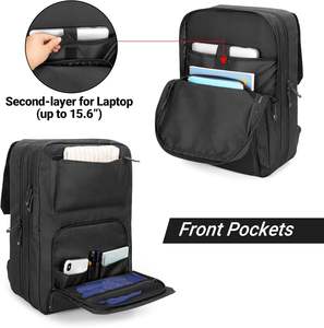 Échantillon gratuit : Sac à couteaux de chef en nylon ciré résistant aux taches, 20 poches, pour couteaux et ustensiles de cuisine - Product Image 1