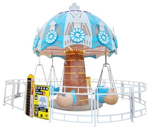<span class=keywords><strong>Silla</strong></span> Voladora con <span class=keywords><strong>Sombrilla</strong></span> para 12 Personas, Equipo de Parque de Atracciones al Aire Libre, <span class=keywords><strong>Silla</strong></span> Columpio con Temática de Hongo con Luces LED Blancas - Product Image 1