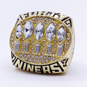 San Francisco 49ers Championship Ring 1994 NFL Winner Gold Alloy Jewelry Unisex Commemorative <b>Trophy</b> - Product Image 1