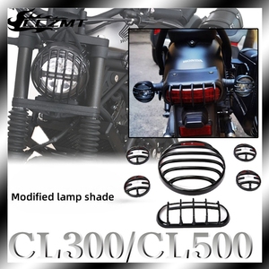 Nouveau couvercle de gril de phare ABS de moto noir mat pour <span class=keywords><strong>Honda</strong></span> <span class=keywords><strong>CL500</strong></span> CL300 - Product Image 4