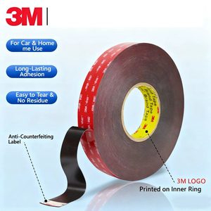 Nastro <span class=keywords><strong>Biadesivo</strong></span> Originale <span class=keywords><strong>3M</strong></span> VHB 5952, <span class=keywords><strong>Rotolo</strong></span> 1in X 36yd, Nastro VHB <span class=keywords><strong>3M</strong></span> 5952 Nero, Spessore 1,1mm per Montaggio ad Alta Resistenza - Product Image 4