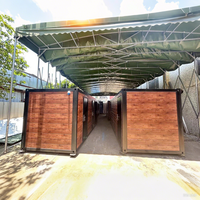 Unité de salle de bain préfabriquée portable moderne de 20 pieds en panneaux sandwich japonais, avec douche, toilettes et ventilateur d'extraction, pour adultes et espaces publics
