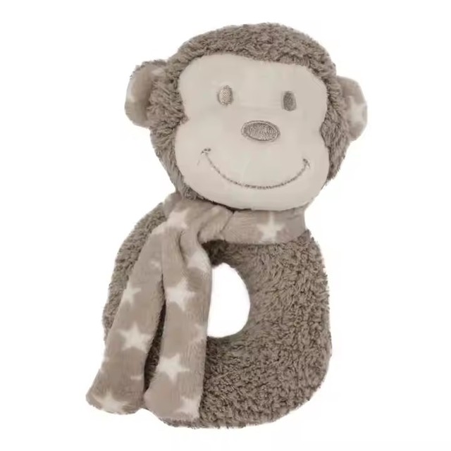 Eco-Friendly Baby Educational Play Plush Baby Stuff Wholesale Baby Protective Headrest Cute Monkey Soft Toys