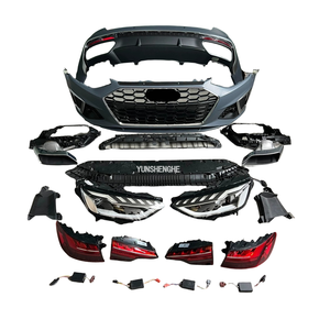 Kit de carrocería de alta calidad adecuado para 17-19 Style Upgrade 20-23 Style <span class=keywords><strong>Audi</strong></span> <span class=keywords><strong>A4</strong></span> Parachoques trasero delantero Faros delanteros Luz trasera - Product Image 1