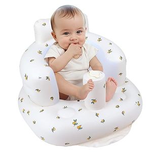 Siège gonflable pour bébé à partir de 3 mois, sièges de sol pour s'asseoir, chaise gonflable pour bébé avec pompe à air intégrée - Product Image 1