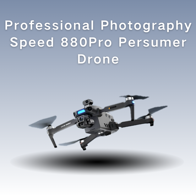 S880 FPV Unmanned Aerial Vehicle 8K HD Camera Three Pull Gimbal Remote Control 30min Flight GPS Auto Follow Foldable Portable