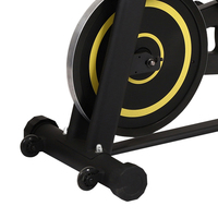 Vélo de spinning professionnel d'intérieur avec résistance à friction réglable, équipement d'exercice pour l'entraînement à domicile