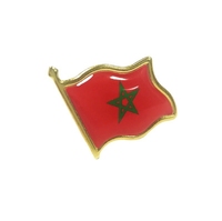 Usine Maroc Drapeau Épinglettes En Vrac Métal Marocain Broche Badge Souvenir pour Hommes Femmes Vêtements Sacs Chapeaux