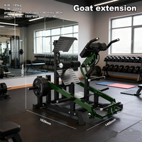Équipement de fitness pour salle de sport : Machine de presse pectorale, banc incliné à disques, machine de squat à bascule, ensemble complet professionnel en métal sécurisé