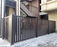 Panneaux de clôture de jardin en aluminium de luxe Revêtement en poudre Classique écologique pour les clôtures de sécurité extérieures Clôture de cour Allée Balcons