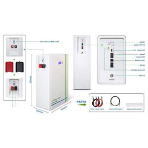 Sistema de Almacenamiento de Energía de Litio Ferrofosfato de 51.2V 200Ah 10kW para Montaje en Pared, 5Kwh 10Kwh 15Kwh, para el Hogar NEHC0001 10kwh Litio - Product Image 3