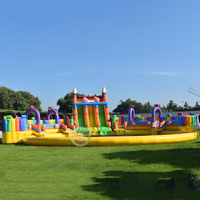 Toboganes de Agua Inflables Alibaba, Castillo Inflable con Tobogán de Agua, Tobogán de Agua Inflable para Alquilar