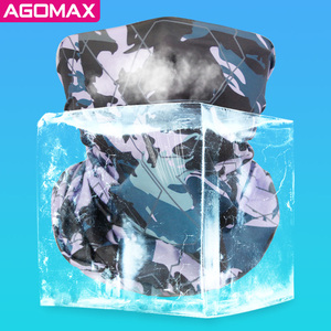 Outdoor Windproof Face Scarf <b>Headband</b> Comfortable Polyester Multi-Use Neck Gaiter for Cooling Outdoor Sunscreen Bandana - Product Image 2