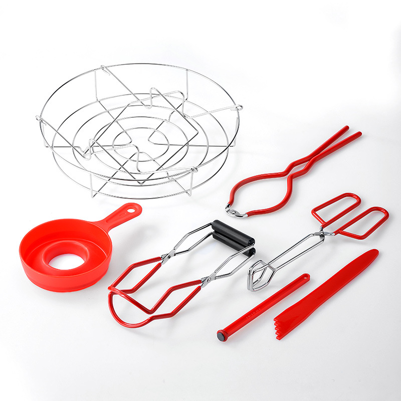 7 in 1 Canning Kit Include Steamer Rack,Canning Funnel,Jar Lifter... 7 in 1 Canning Kit Include Steamer Rack,Canning Funnel,Jar Lifter...