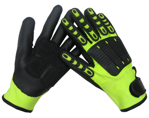 Guantes Resistentes a Cortes, Recubiertos de Espuma de Nitrilo Ultrafina, Protección de Nudillos de TPR, Guantes de Trabajo - Product Image 4