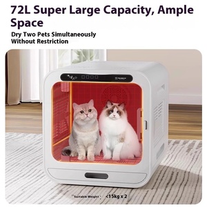 Ingrosso scatola di asciugatura intelligente diretta per animali domestici macchina automatica per asciugatura a velocità silenziosa scatola per cani di grandi dimensioni - Product Image 3