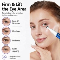 Crème Contour des Yeux Raffermissante et Liftante HALORINNA 15g Hydratation Intense Apaisante Stabilisatrice Nourrissante pour la Barrière Cutanée Soin Quotidien des Yeux OEM