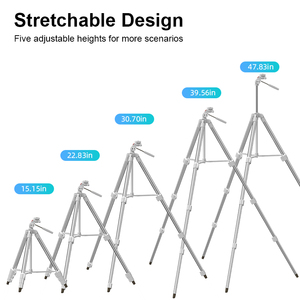 Usine 360 °   Trépied léger en aluminium pour appareil photo, trépied pour téléphone, support pour téléphone, diffusion en direct, vlogging et photographie de voyage - Product Image 4