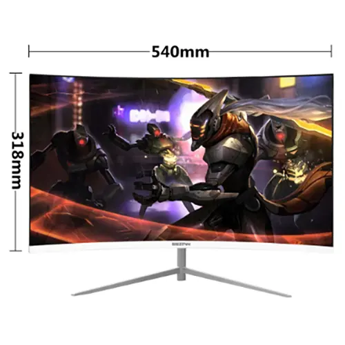 New arrival monitors 24-inch curved screen 2800R borderless 75HZ/1920x1080p brand new A+ gaming monitor