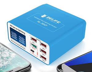 <span class=keywords><strong>RL</strong></span>-304P RELIFE 304D 304Q 304S304N 304R 309AW Chargeur intelligent à affichage numérique USB à 6 ports pour tous les téléphones mobiles et les tablettes - Product Image 1