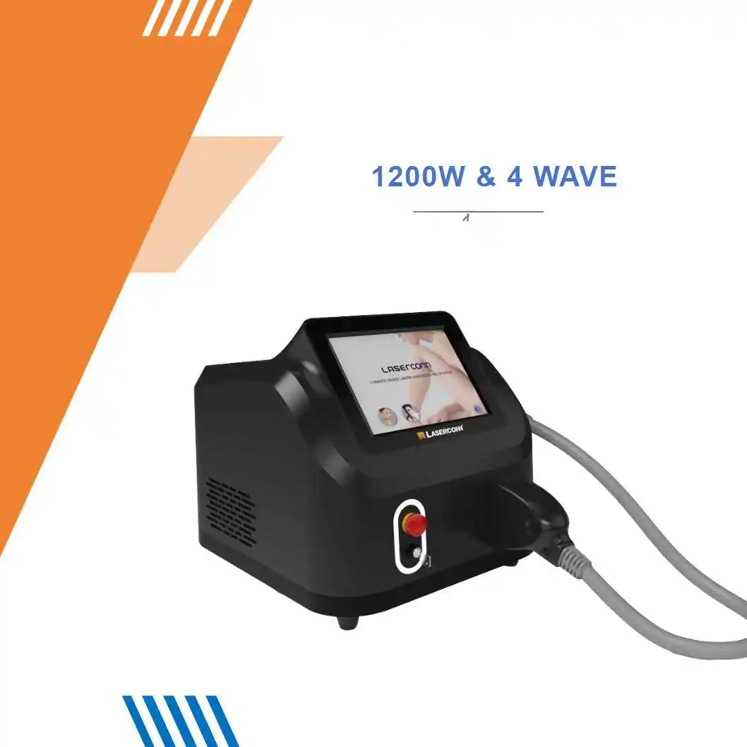 4-Wellen professionelle CE-Laser-Haarentfernungsgerät Diodenlaser-Haarentfernung Laser 808 Haarentfernung