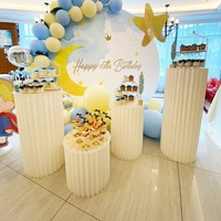 Offres Spéciales mariage fête d'anniversaire fond décoration socle pliant affichage papier support pilier papier colonne romaine Table
