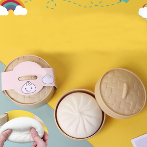 Jouets sensoriels anti-stress à rebond lent, poupées de simulation en forme de petits pains vapeur, petits pains de viande moelleux, cadeaux de décompression - Product Image 6