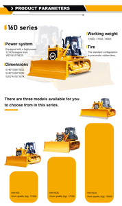 Topadora de Orugas China HW16D de 160HP para Construcción Nueva, Mini Topadora con Componentes Centrales del Motor en Oferta - Product Image 5