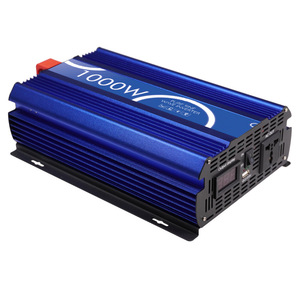 อินเวอร์เตอร์คลื่นไซน์บริสุทธิ์ 12V/24V เป็น 220V 1000W เครื่องแปลงพลังงานแสงอาทิตย์สำหรับใช้ในรถยนต์และบ้าน - Product Image 1